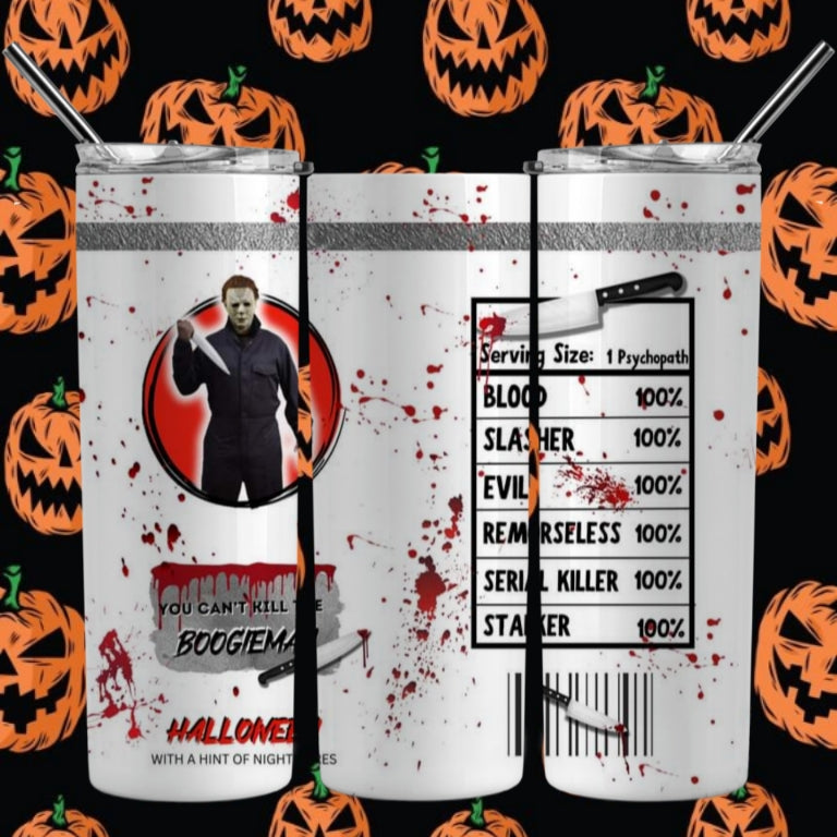 Horror Sublimation Tumbler Image 20 oz