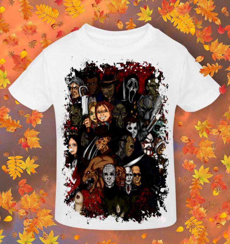 70+ Horror Halloween Sublimation T-Shirt Image/20 oz Tumbler Images Bundle