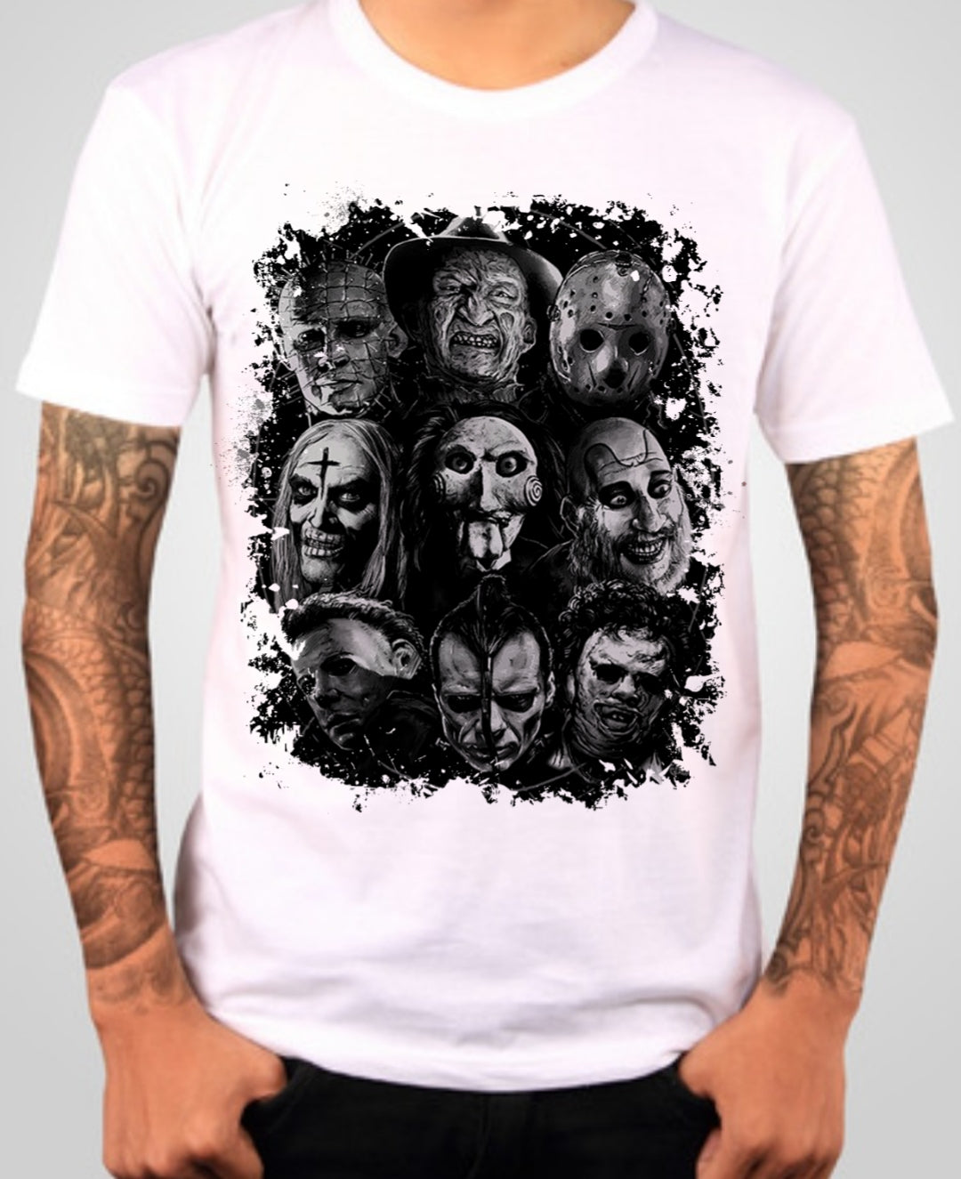 70+ Horror Halloween Sublimation T-Shirt Image/20 oz Tumbler Images Bundle