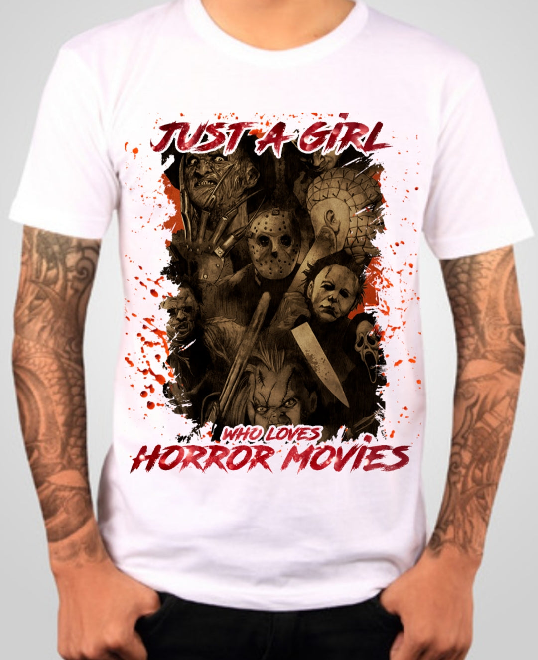 70+ Horror Halloween Sublimation T-Shirt Image/20 oz Tumbler Images Bundle