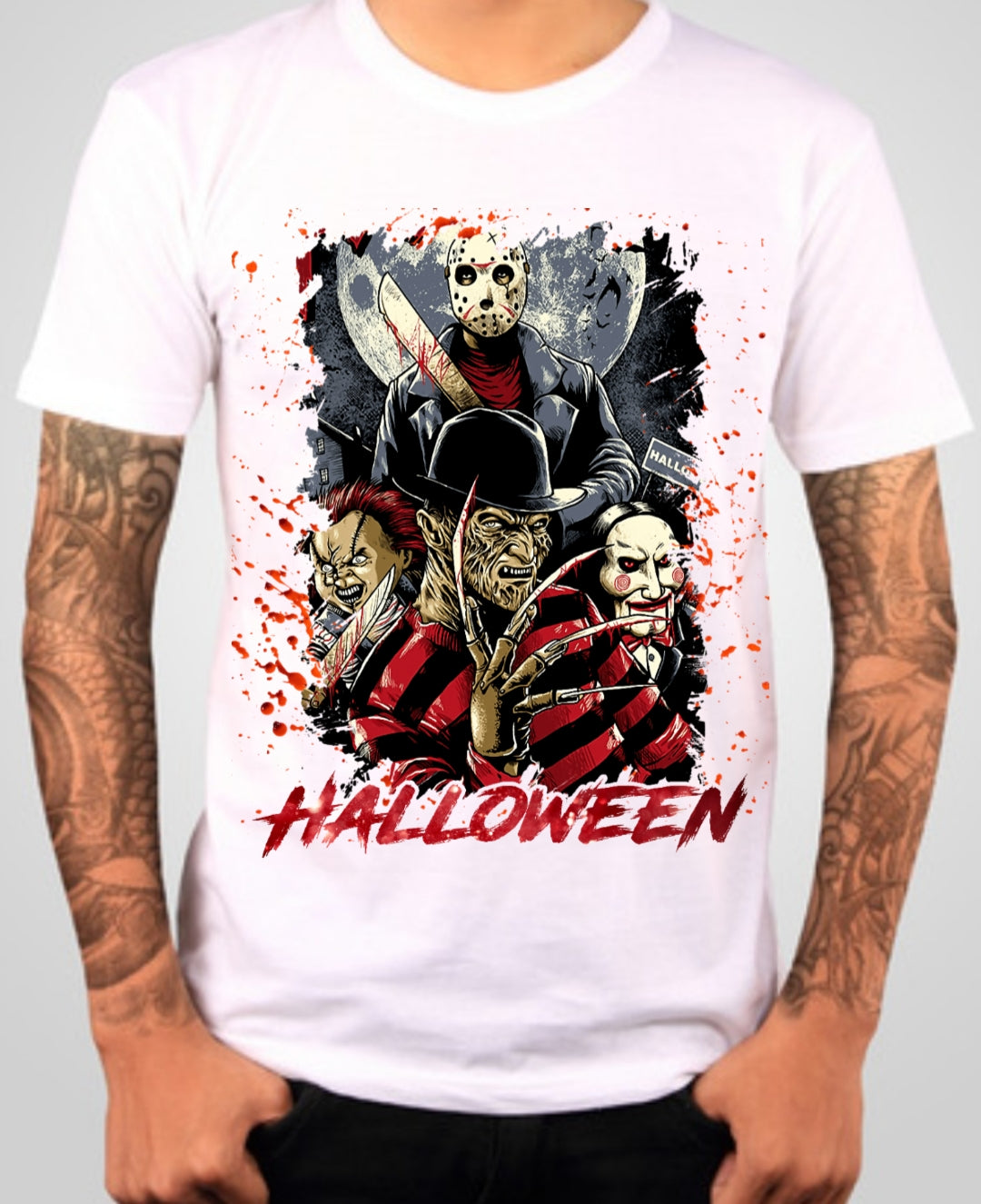 70+ Horror Halloween Sublimation T-Shirt Image/20 oz Tumbler Images Bundle