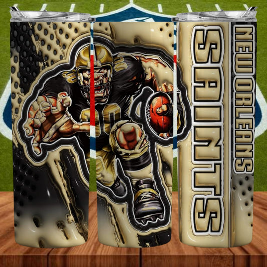 Inflate Football Sublimation 20oz Tumbler Image Puff