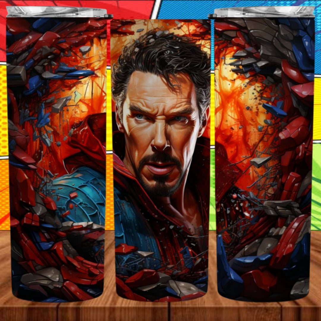 3D Superhero 20oz Sublimation Tumbler Images Bundle