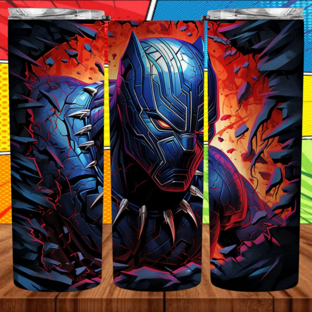 3D Superhero 20oz Sublimation Tumbler Images Bundle