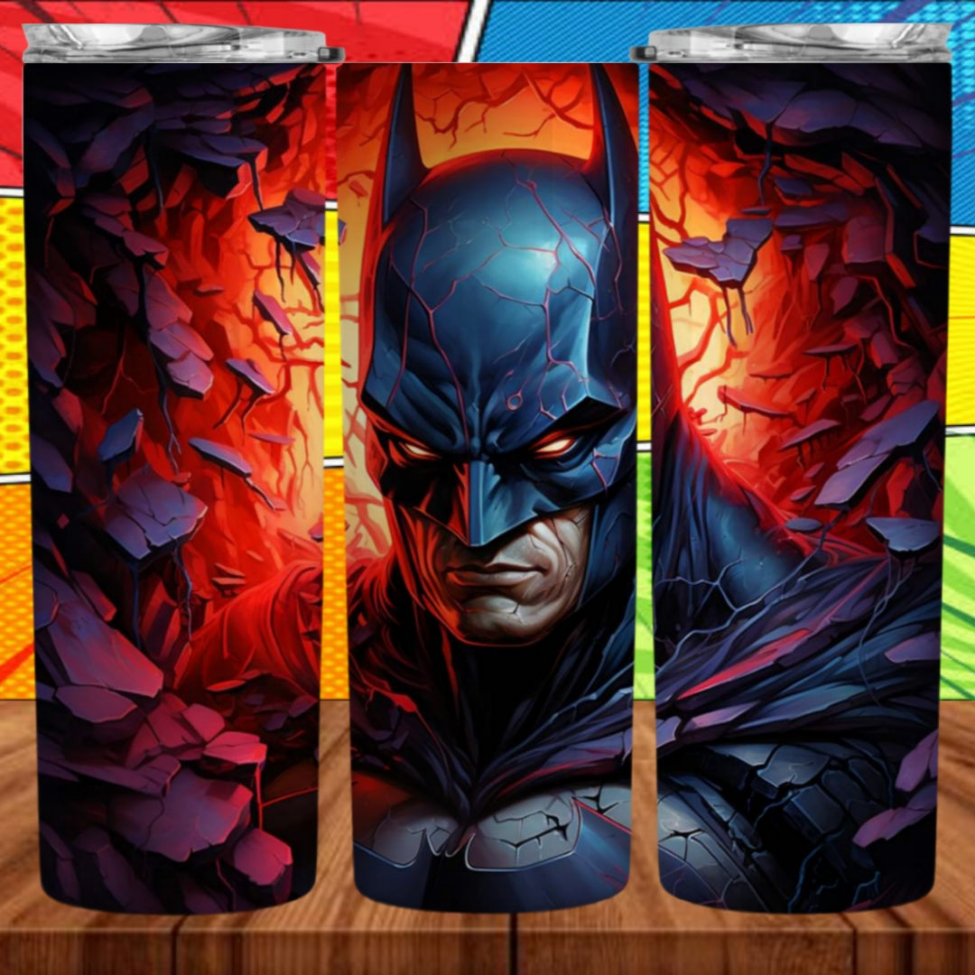 3D Superhero 20oz Sublimation Tumbler Images Bundle