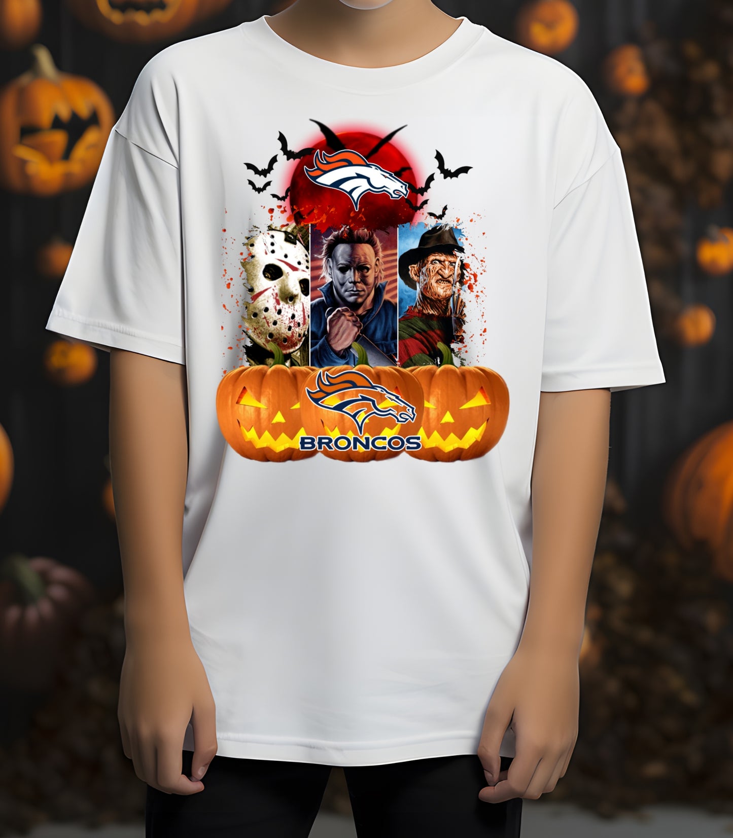 Halloween Football 20oz Sublimation Tumbler Image / T-Shirt Images