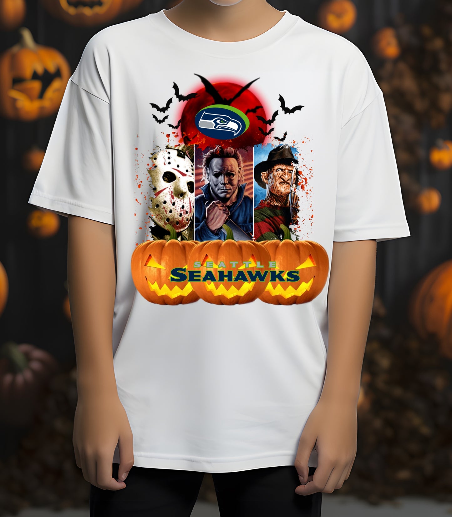 Halloween Football 20oz Sublimation Tumbler Image / T-Shirt Images