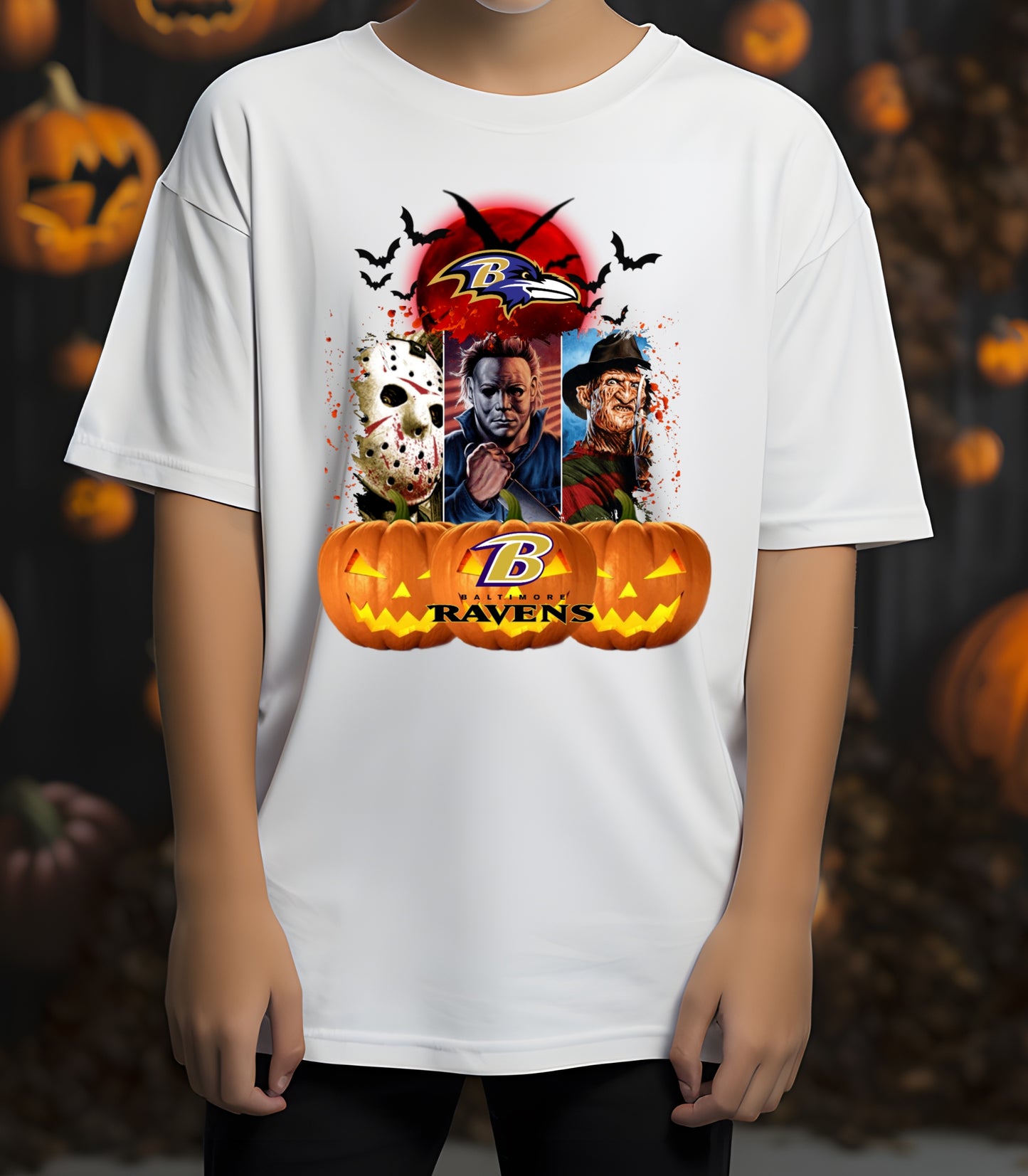 Halloween Football 20oz Sublimation Tumbler Image / T-Shirt Images