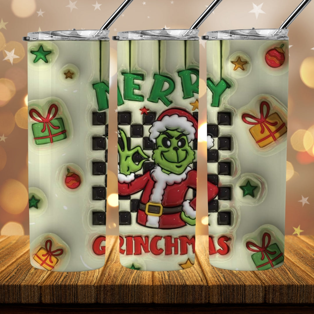 40+ 3D Inflate Christmas Sublimation 20oz Images Bundle