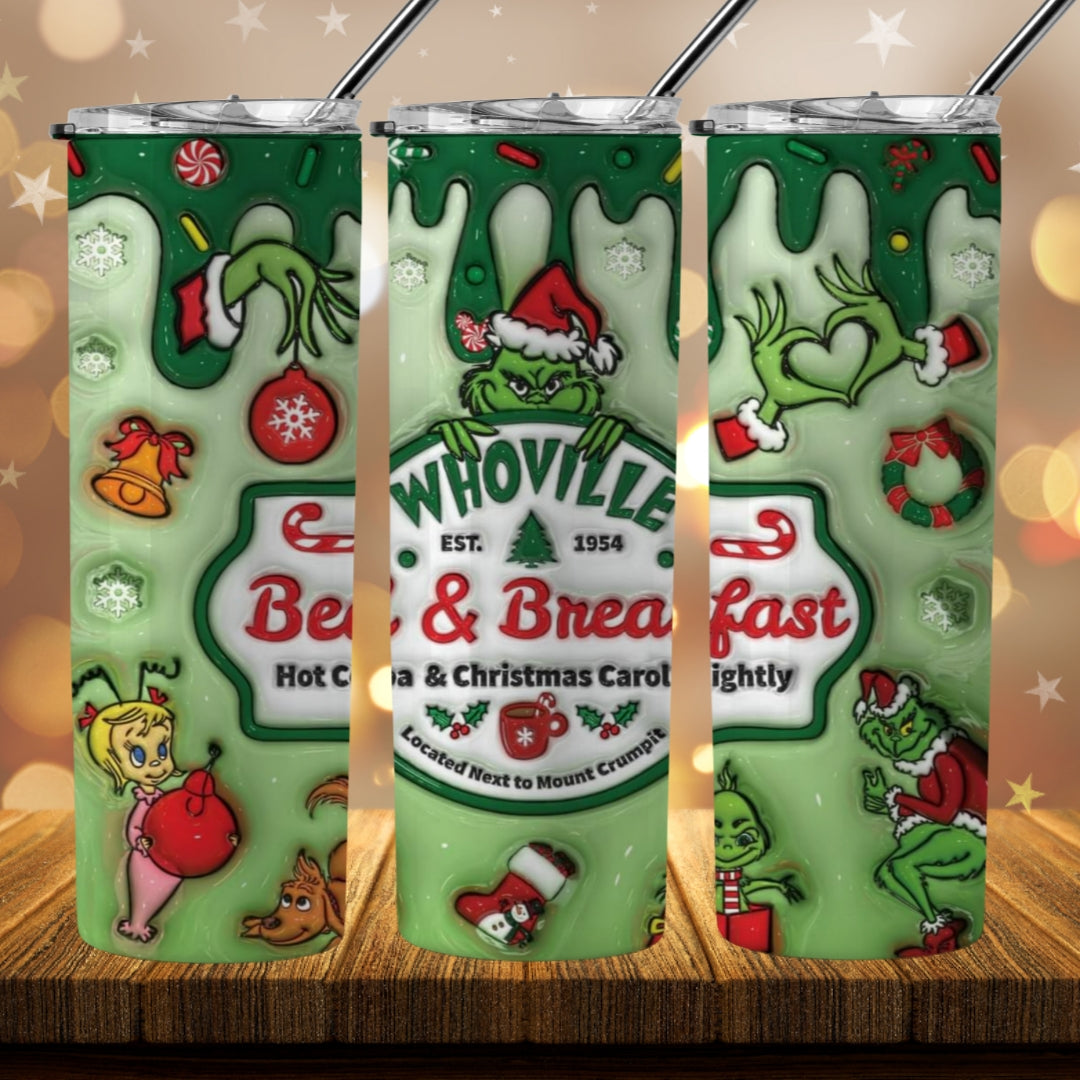 40+ 3D Inflate Christmas Sublimation 20oz Images Bundle