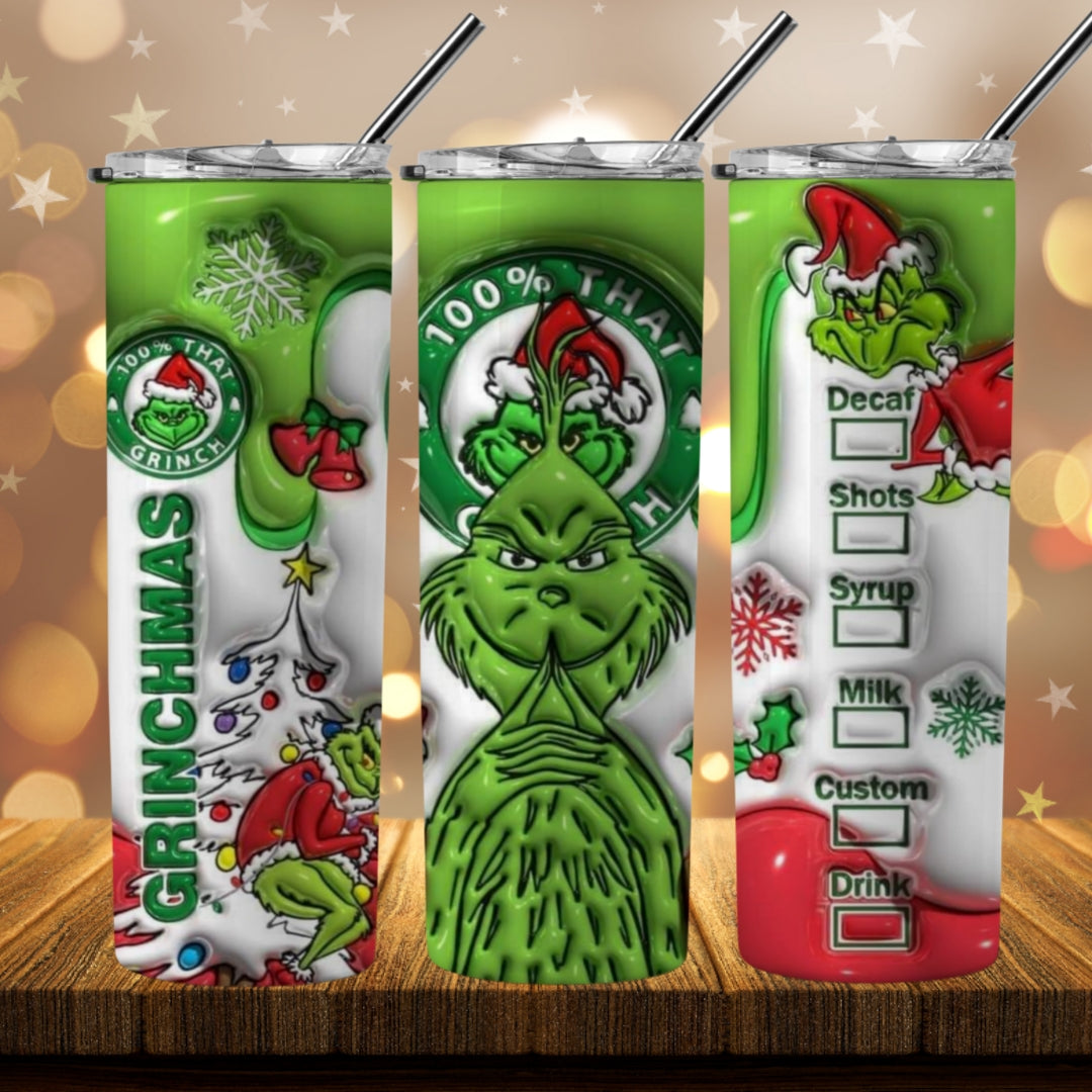 40+ 3D Inflate Christmas Sublimation 20oz Images Bundle