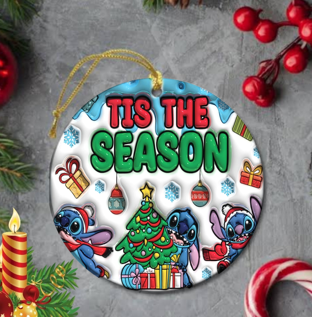 50+ 3D Christmas Sublimation Ornament/Car Coaster Images Bundle