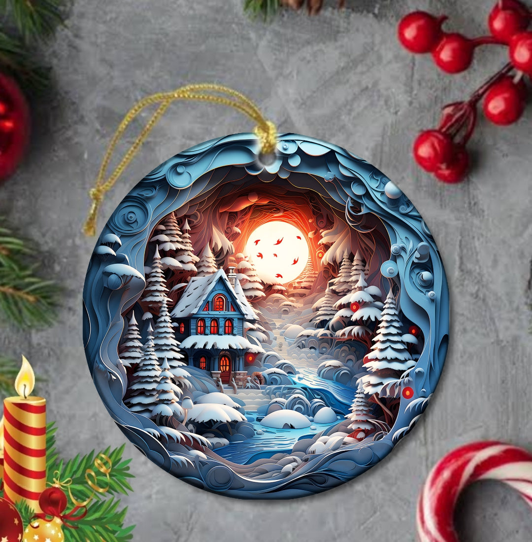 25+ Christmas Sublimation Ornament/Car Coaster Images Bundle