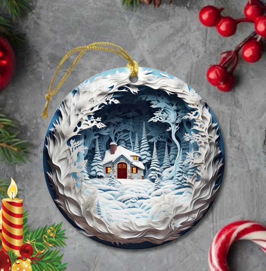 25+ Christmas Sublimation Ornament/Car Coaster Images Bundle