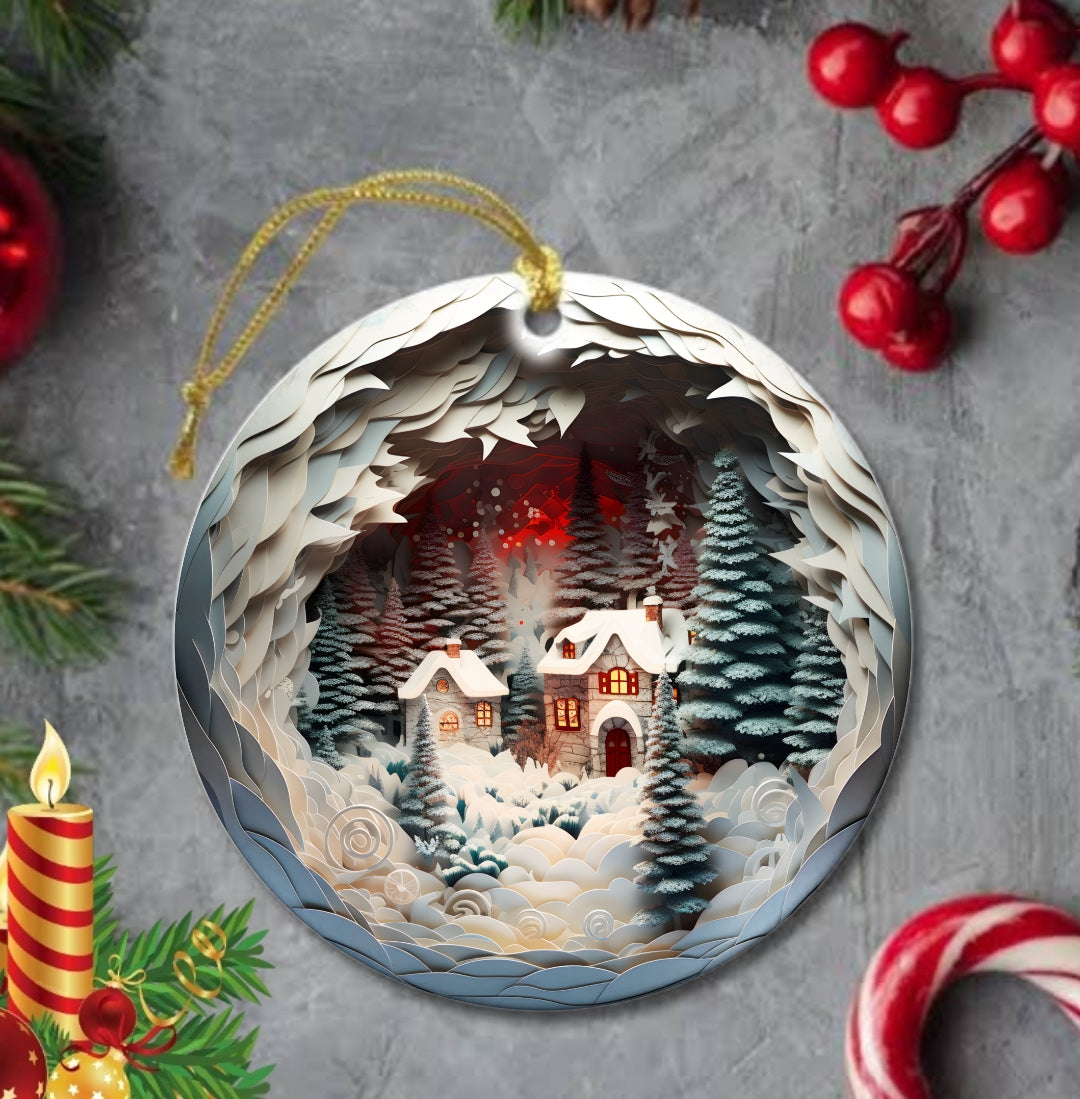 25+ Christmas Sublimation Ornament/Car Coaster Images Bundle