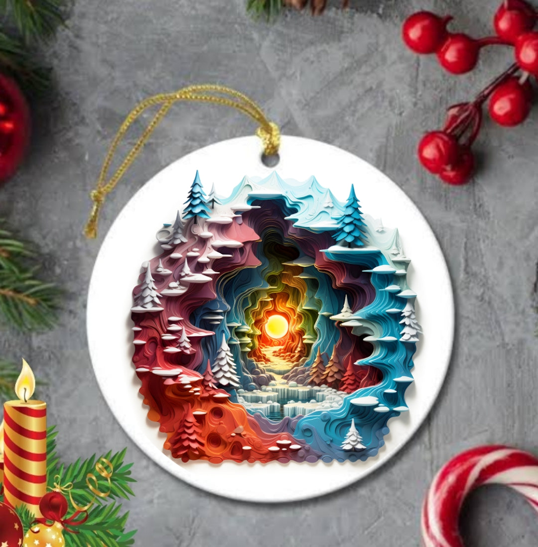 25+ Christmas Sublimation Ornament/Car Coaster Images Bundle