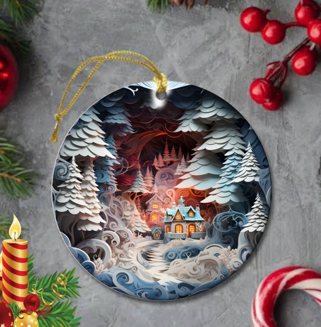 25+ Christmas Sublimation Ornament/Car Coaster Images Bundle