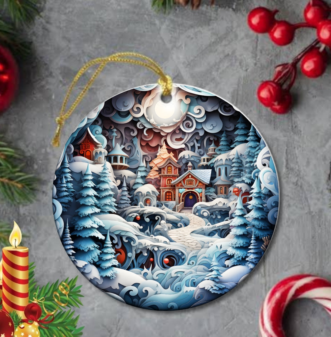 25+ Christmas Sublimation Ornament/Car Coaster Images Bundle