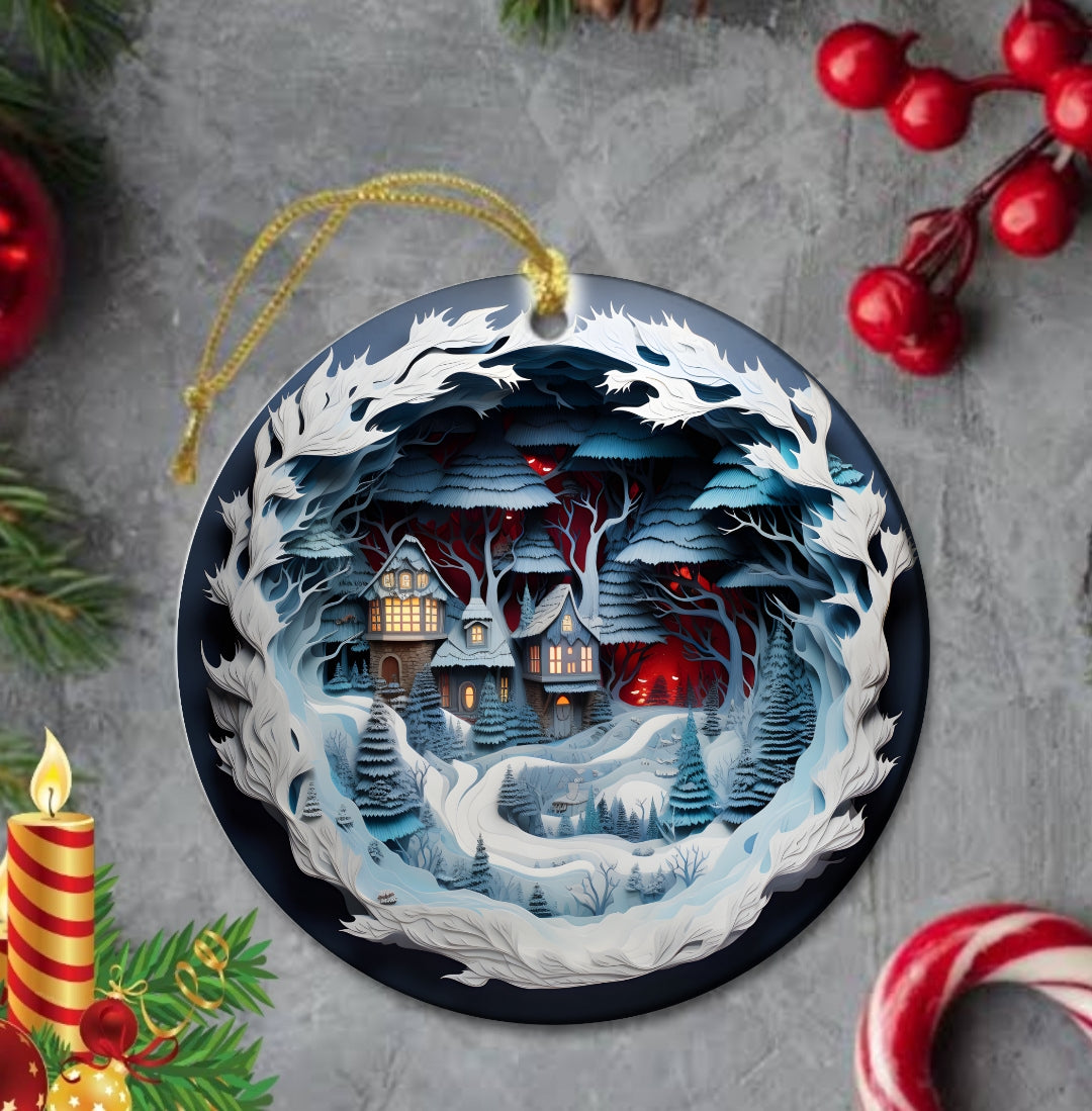 25+ Christmas Sublimation Ornament/Car Coaster Images Bundle