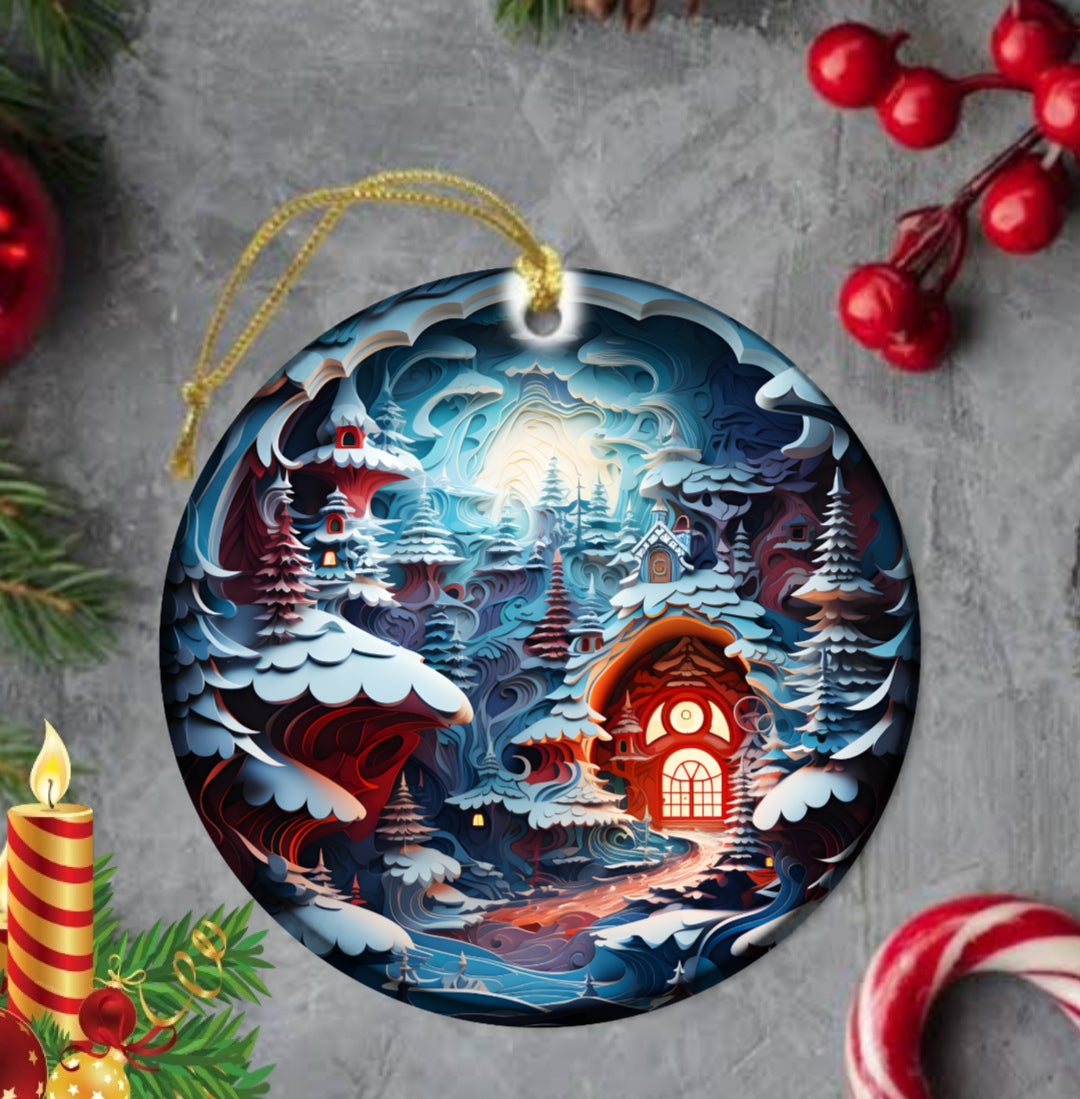 25+ Christmas Sublimation Ornament/Car Coaster Images Bundle