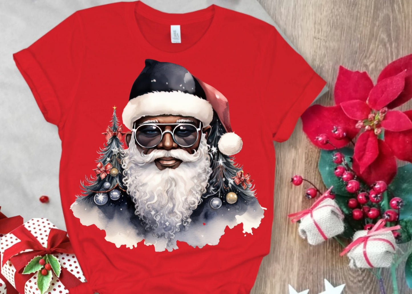 Christmas Santa Sublimation/DTF T-Shirt Images Bundle