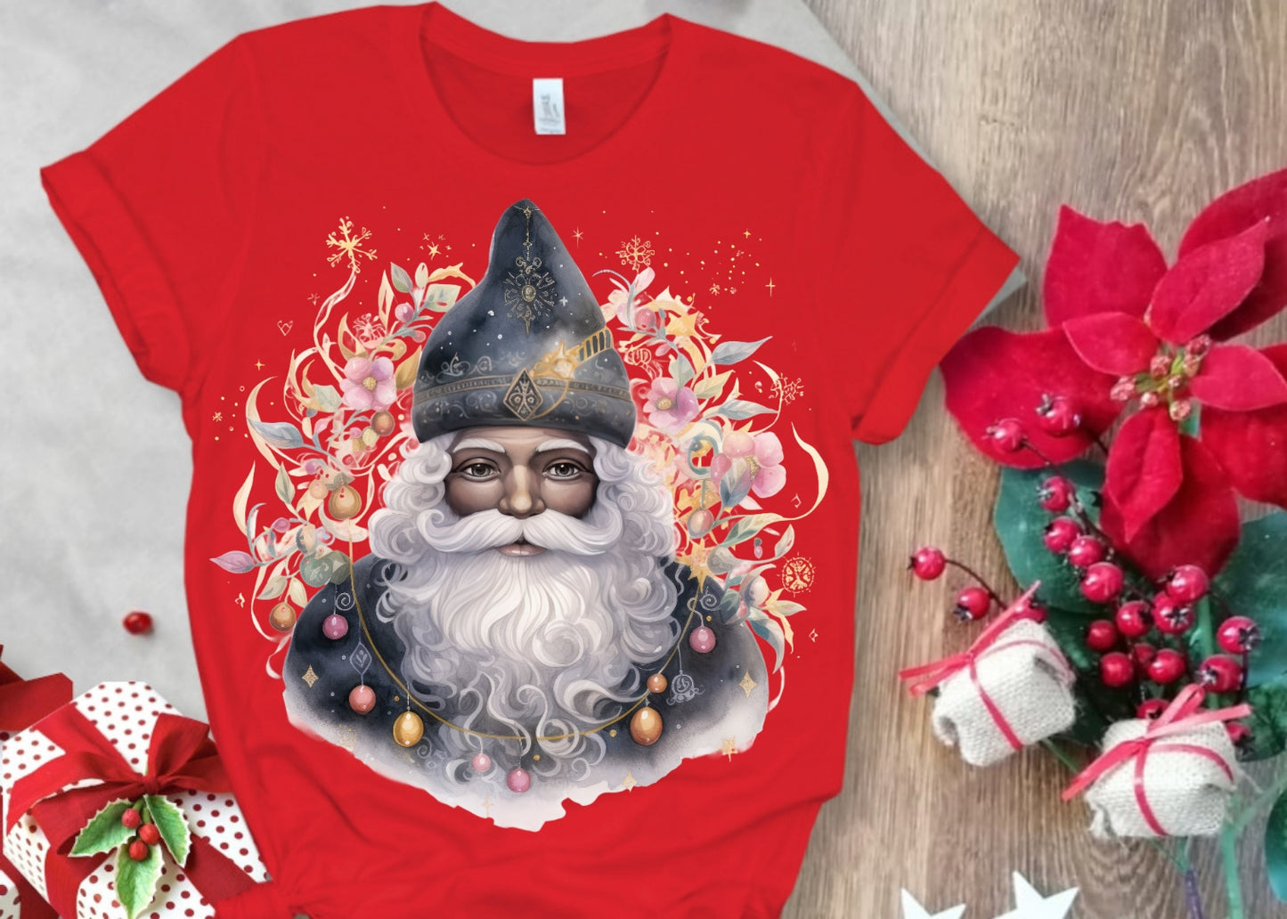 Christmas Santa Sublimation/DTF T-Shirt Images Bundle