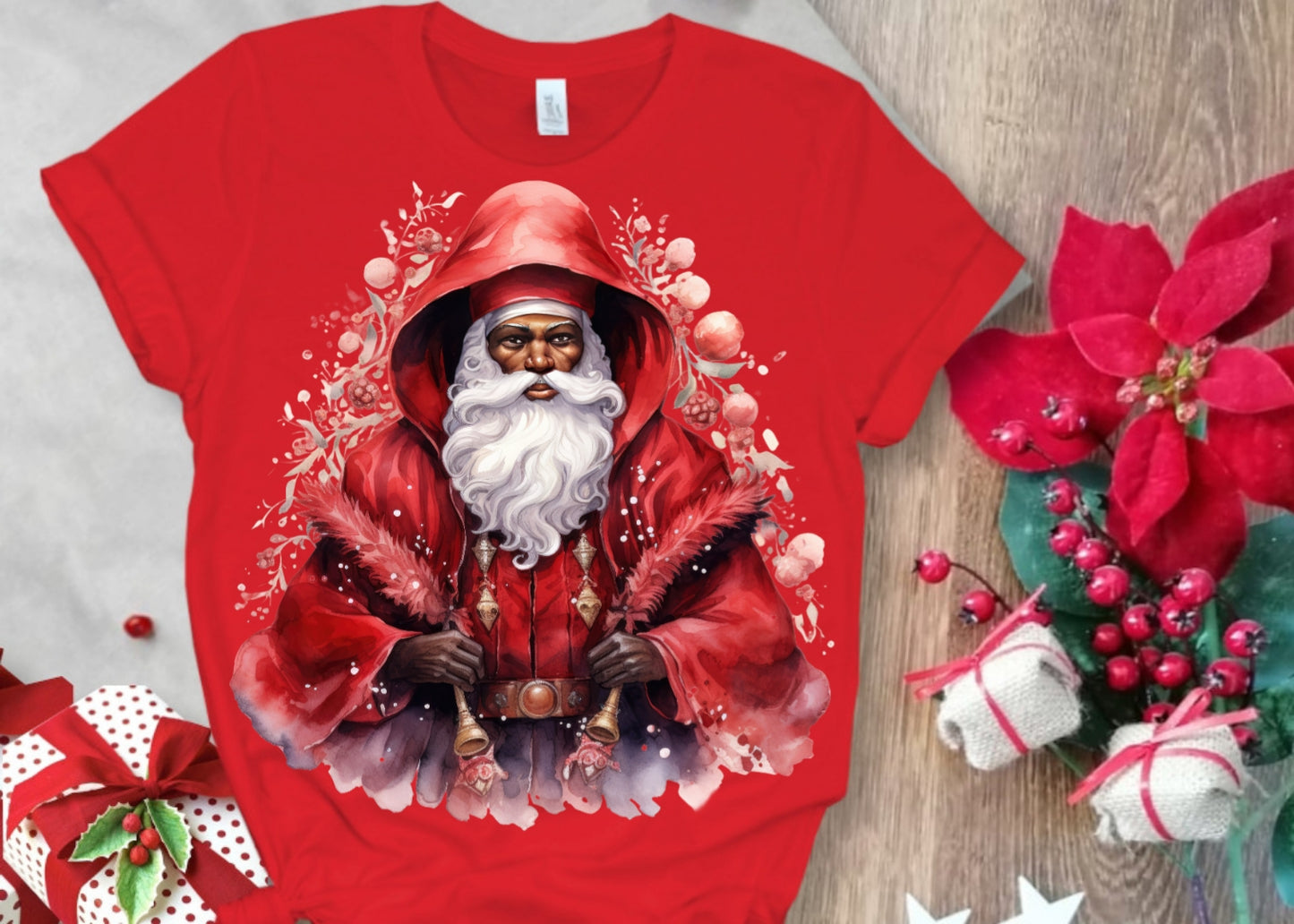 Christmas Santa Sublimation/DTF T-Shirt Images Bundle