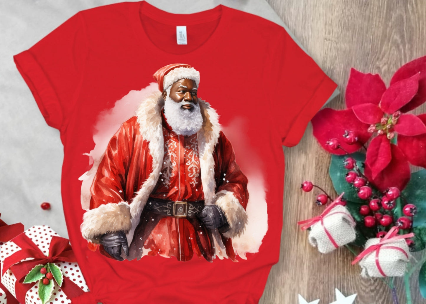 Christmas Santa Sublimation/DTF T-Shirt Images Bundle