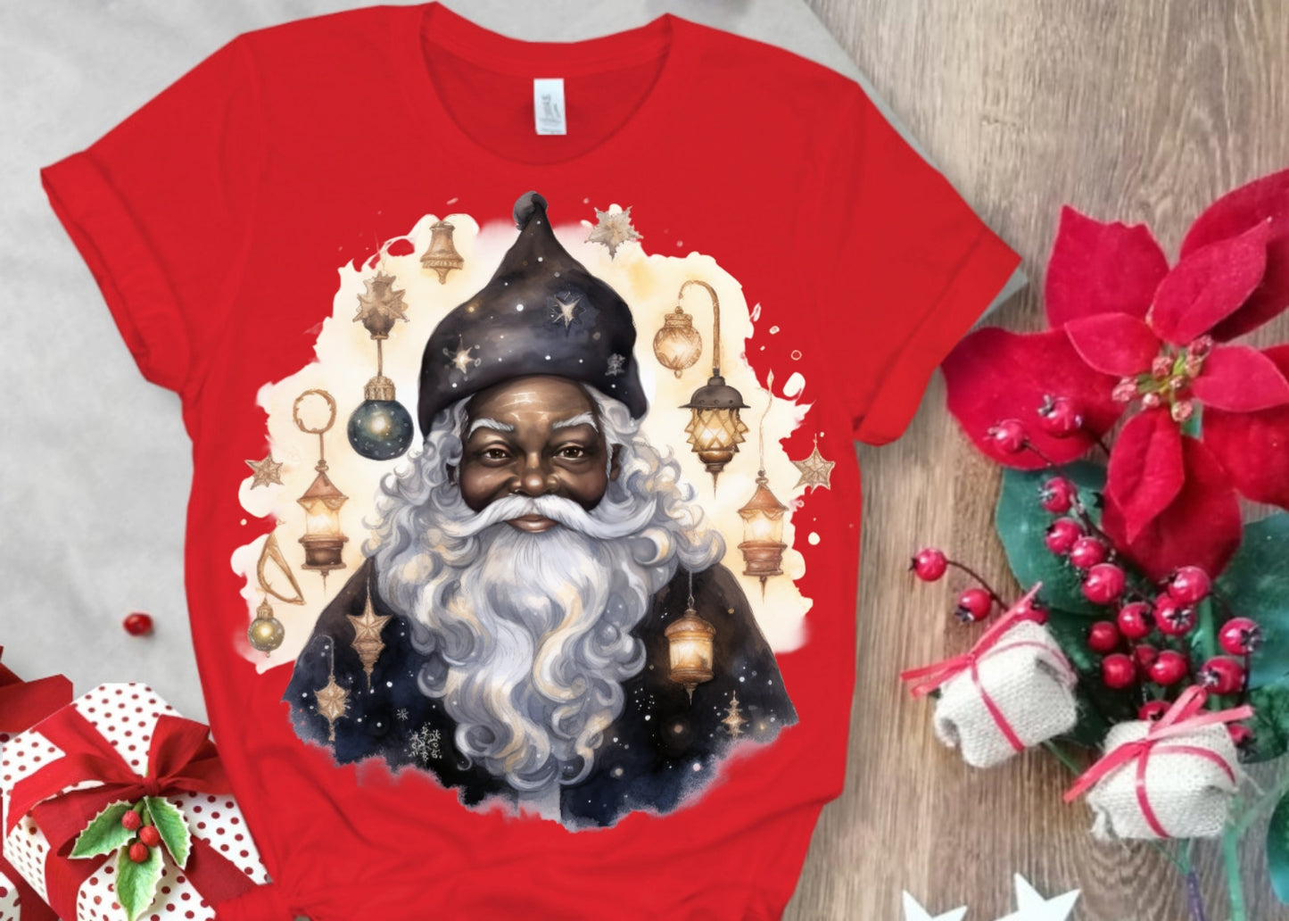 Christmas Santa Sublimation/DTF T-Shirt Images Bundle