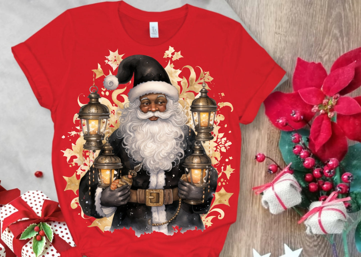 Christmas Santa Sublimation/DTF T-Shirt Images Bundle