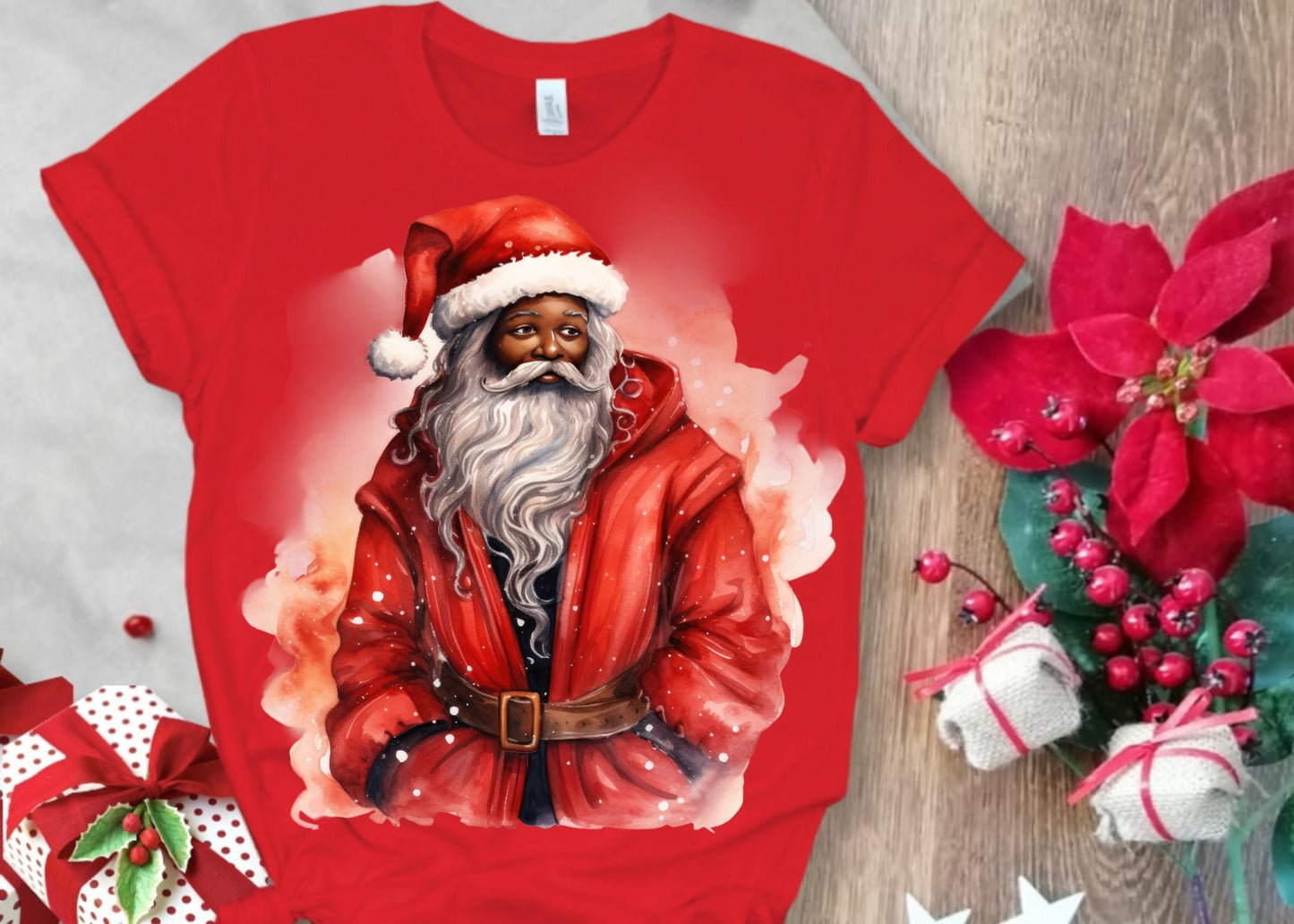 Christmas Santa Sublimation/DTF T-Shirt Images Bundle