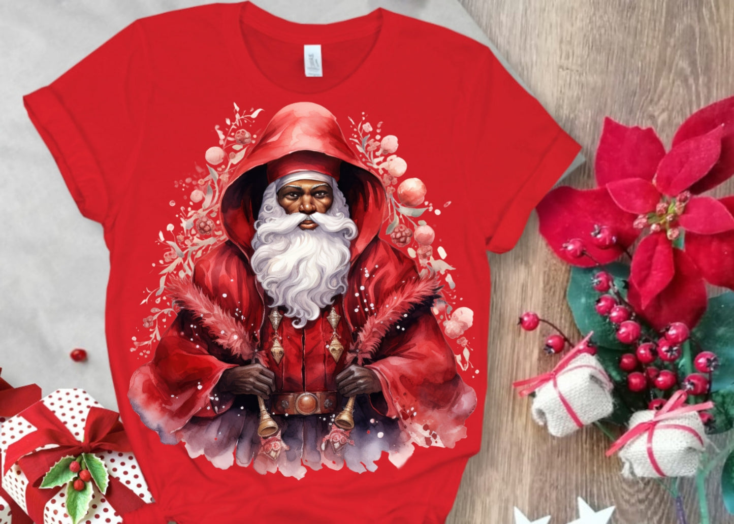 Christmas Santa Sublimation/DTF T-Shirt Images Bundle