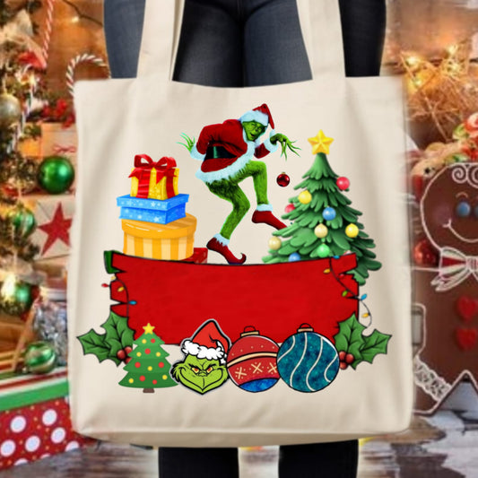 Christmas Grouch Tote Images Bundle