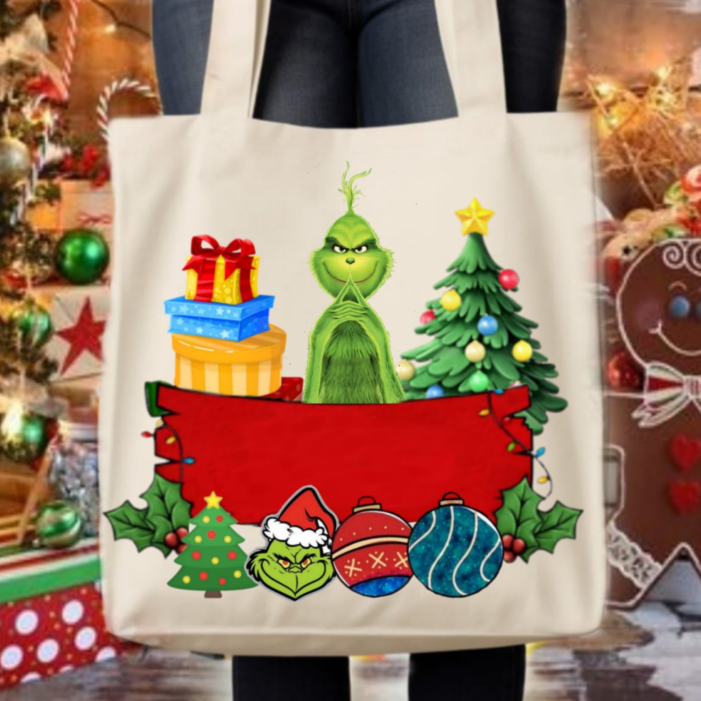 Christmas Grouch Tote Images Bundle