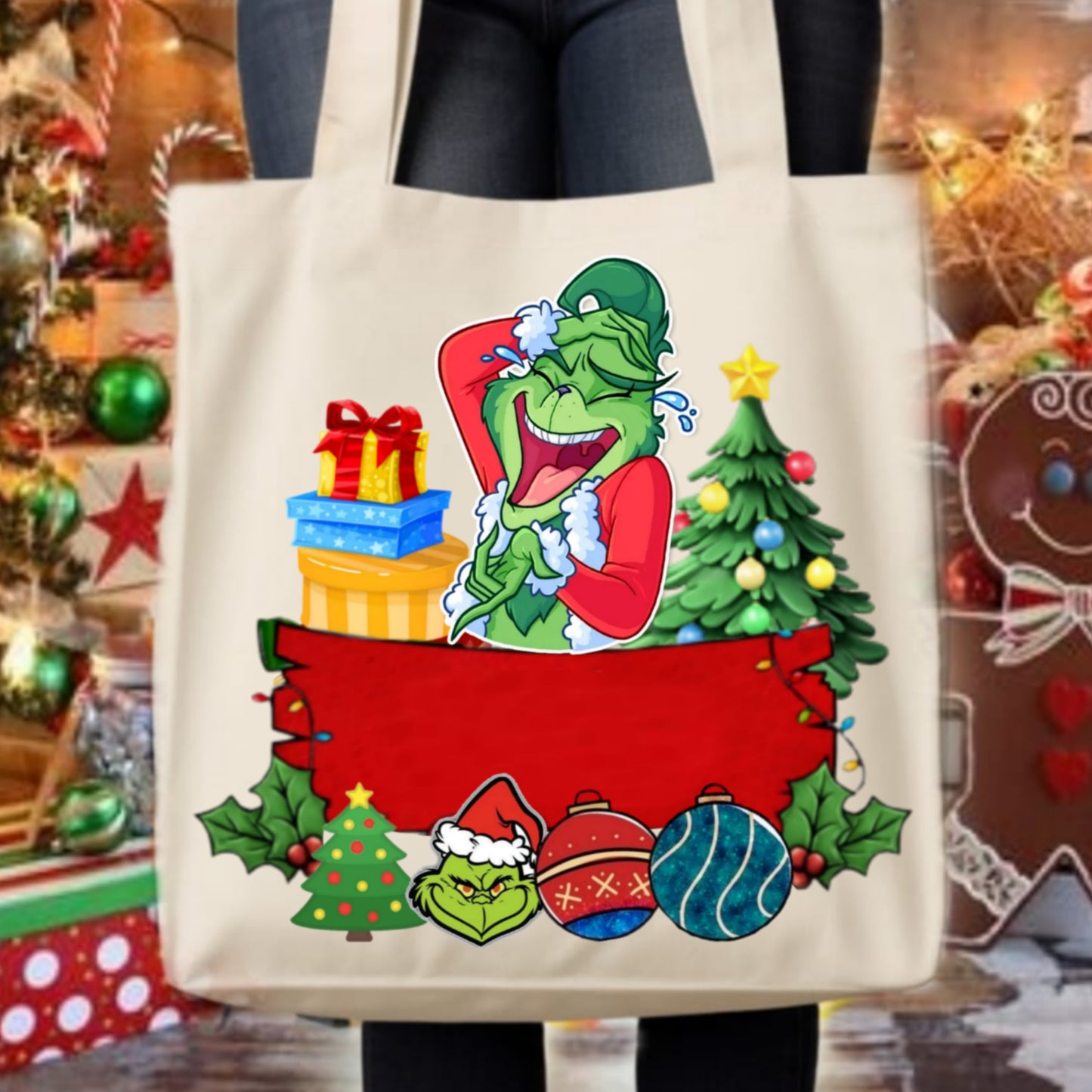 Christmas Grouch Tote Images Bundle