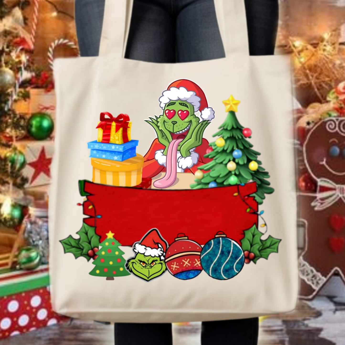 Christmas Grouch Tote Images Bundle