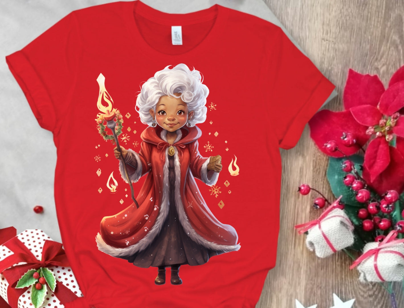 Christmas Santa Sublimation/DTF T-Shirt Images Bundle