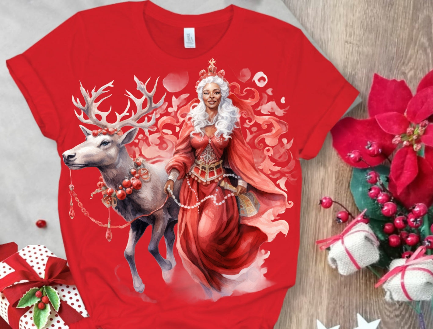 Christmas Santa Sublimation/DTF T-Shirt Images Bundle