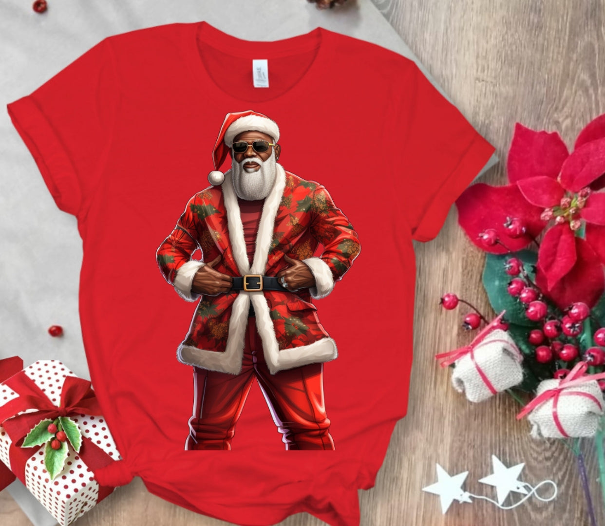 Christmas Santa Sublimation/DTF T-Shirt Images Bundle