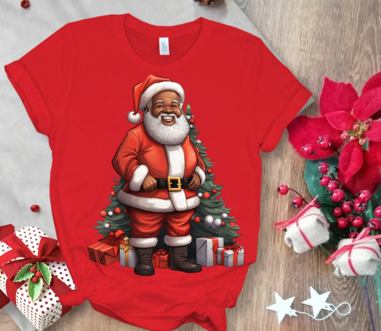 Christmas Santa Sublimation/DTF T-Shirt Images Bundle