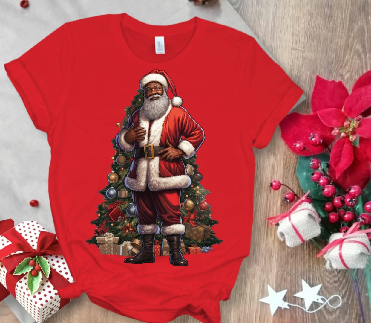 Christmas Santa Sublimation/DTF T-Shirt Images Bundle