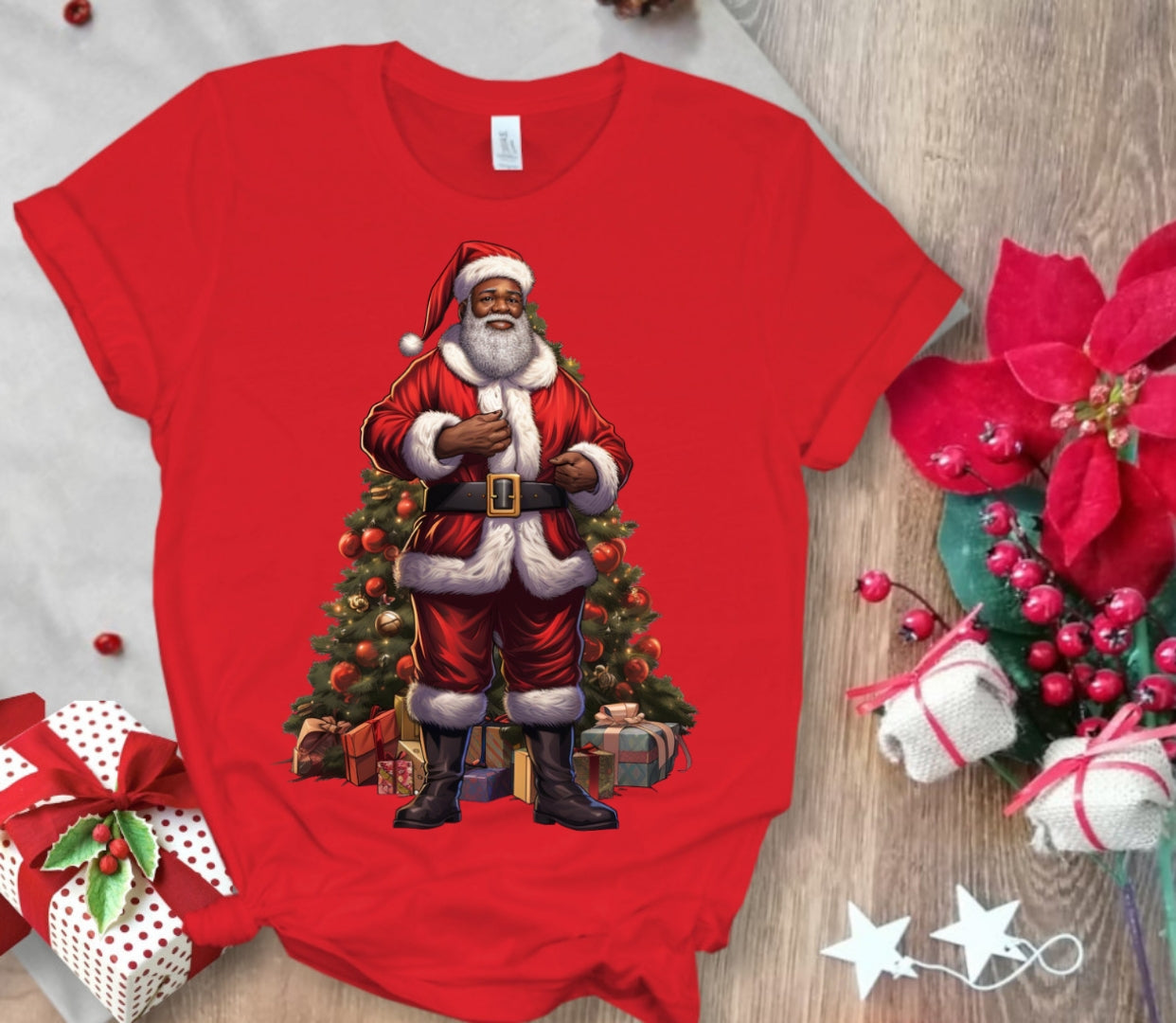 Christmas Santa Sublimation/DTF T-Shirt Images Bundle