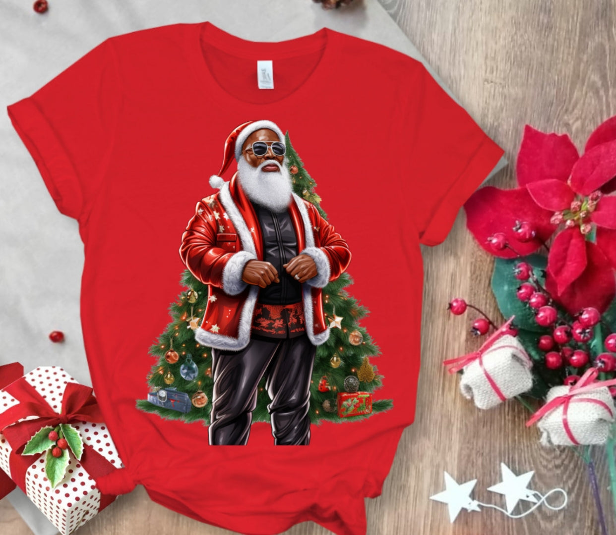 Christmas Santa Sublimation/DTF T-Shirt Images Bundle