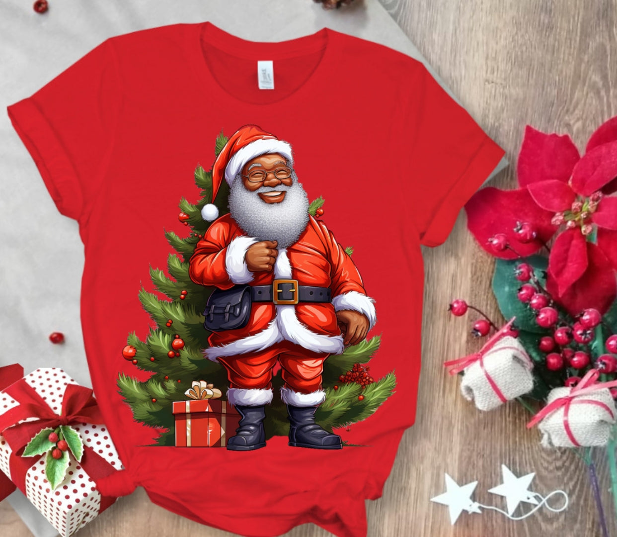 Christmas Santa Sublimation/DTF T-Shirt Images Bundle