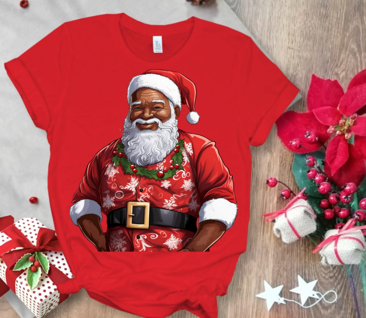 Christmas Santa Sublimation/DTF T-Shirt Images Bundle