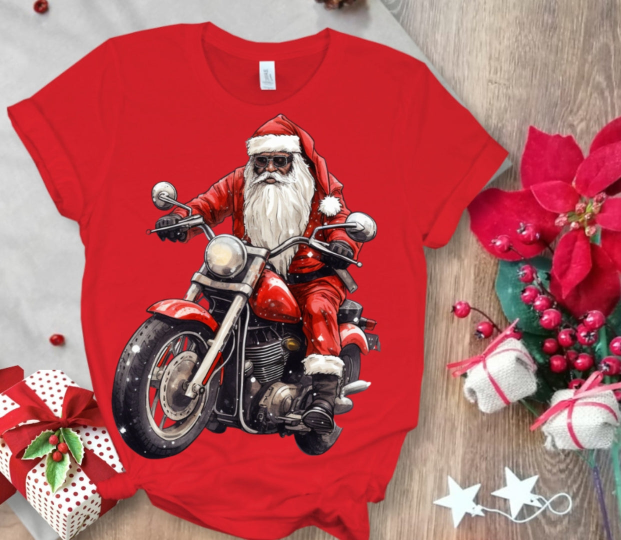 Christmas Santa Sublimation/DTF T-Shirt Images Bundle