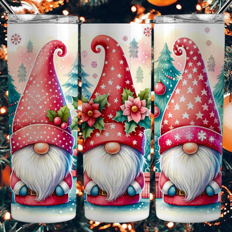 Christmas Gnomes Sublimation 20oz Images Bundle