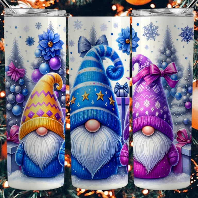 Christmas Gnomes Sublimation 20oz Images Bundle