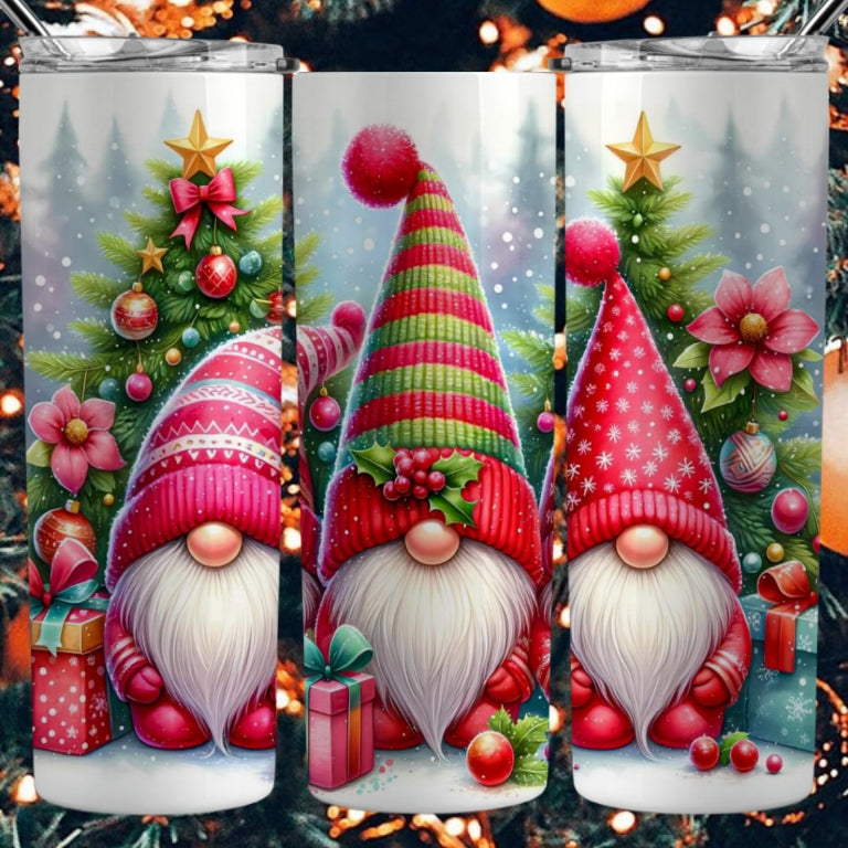 Christmas Gnomes Sublimation 20oz Images Bundle