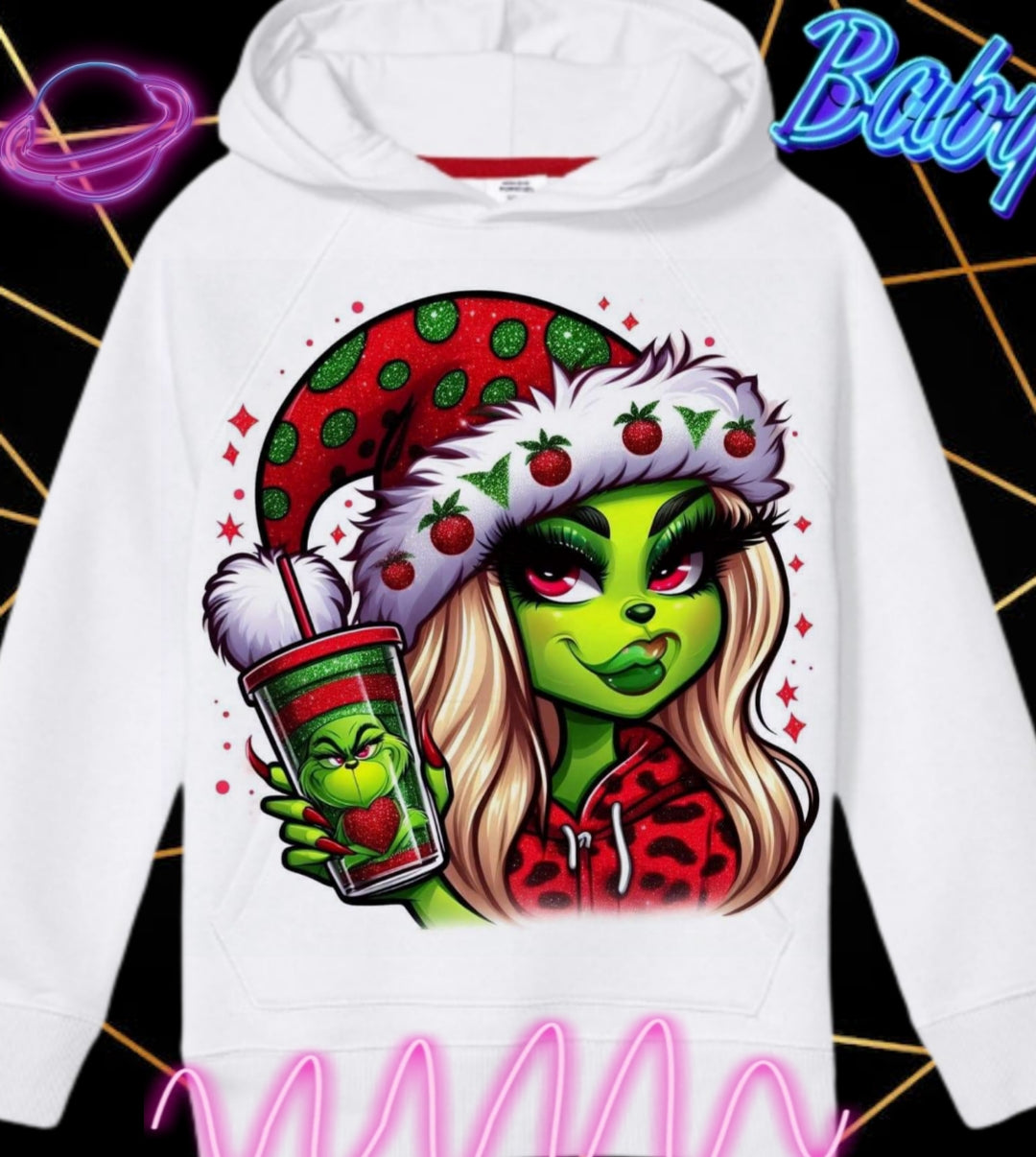 Christmas Girl Grouch Sublimation/DTF Images Bundle